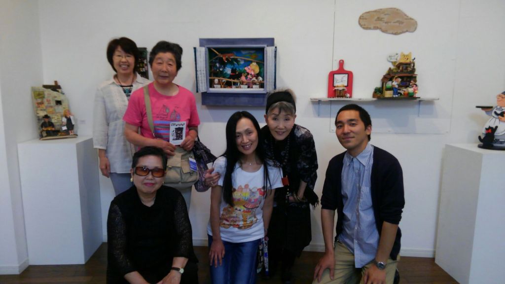 宍戸監督、則子さん、会場で出会った動物愛護家の方々と、久世さんに会えてハッピーデー♪ 